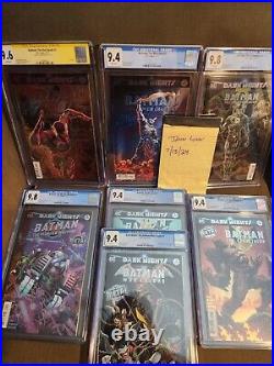 CGC comic lot Dark Nights Batman One-Offs Batman who laughs, Red Death, 7 TOTAL