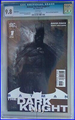 Cgc 9.8 Batman The Dark Knight #1 Finch 1200 Sketch Variant