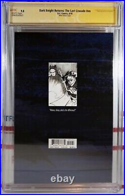 Cgc 9.8 Frank Miller Signed Dark Knight Returns Last Crusade #1 Joker Variant