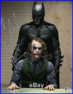 Christian Bale 11x14 Signed Photo The Dark Knight Batman Autograph Beckett Coa I