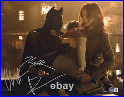 Christian Bale Katie Holmes The Dark Knight Signed Auto 11x14 Photo Bas Beckett