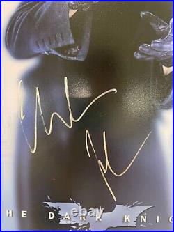 Christian Bale Signed 12x18 The Dark Knight Photo Batman Auto Beckett Bas Coa