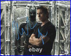 Christian Bale Signed Autograph 8x10 Batman The Dark Knight Photo Bas Beckett