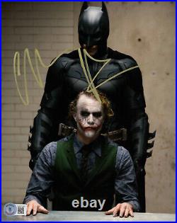 Christian Bale Signed Autograph 8x10 Batman The Dark Knight Photo Bas Beckett