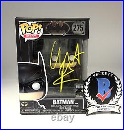 Christian Bale Signed Autograph The Dark Knight Funko Pop 275 Beckett Bas Batman