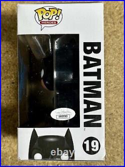 Christian Bale Signed DC Batman Dark Knight Trilogy Funko Pop! #19 With JSA COA