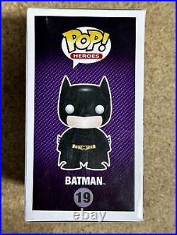 Christian Bale Signed DC Batman Dark Knight Trilogy Funko Pop! #19 With JSA COA