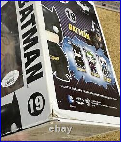 Christian Bale Signed DC Batman Dark Knight Trilogy Funko Pop! #19 With JSA COA