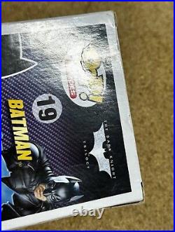 Christian Bale Signed DC Batman Dark Knight Trilogy Funko Pop! #19 With JSA COA