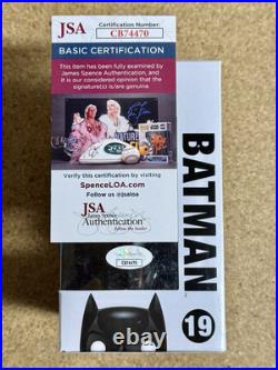 Christian Bale Signed DC Batman Dark Knight Vaulted Funko Pop! #19 With JSA COA