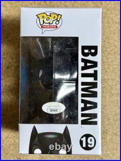 Christian Bale Signed DC Batman Dark Knight Vaulted Funko Pop! #19 With JSA COA
