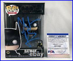 Christian Bale Signed Funko Pop Batman The Dark Knight PSA/DNA 7 COA