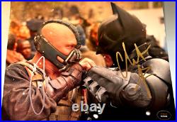 Christian Bale + Tom Hardy BATMAN Dark Knight Signed Authentic Autographs withCOA