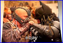 Christian Bale + Tom Hardy BATMAN Dark Knight Signed Authentic Autographs withCOA
