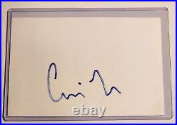 Christopher Nolan Signed PSA DNA Cut Autograph Auto Oppenheimer The Dark Knight