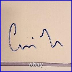 Christopher Nolan Signed PSA DNA Cut Autograph Auto Oppenheimer The Dark Knight