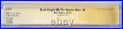 DARK KNIGHT III THE MASTER RACE #6 LEE VARIANT CGC 9.8 SIGNED 5x with SKETCH