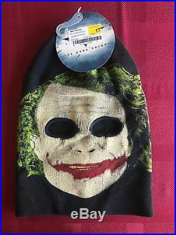 DC COMICS BATMAN THE JOKER Joker Thug THE DARK KNIGHT BEANIE Ski Mask Set Rare