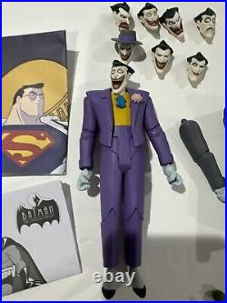 DC Collectibles Batman The Animated Series Joker Expressions Pack Complete BTAS