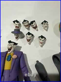 DC Collectibles Batman The Animated Series Joker Expressions Pack Complete BTAS