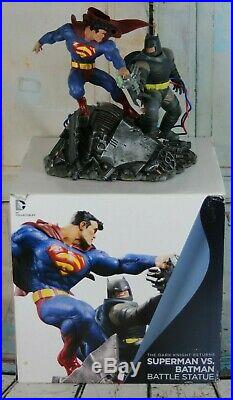 DC Collectibles The Dark Knight Returns Superman VS. Batman Battle Statue NIB