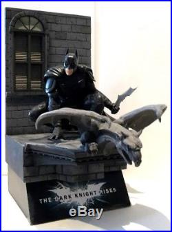 DC Comics Statue Batman The Dark Knight Rises collectible with Gargoyle diorama