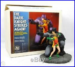 DC Direct Batman & Robinthe Dark Knight Strikes Again Statue #908 Frank Miller