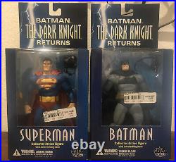 DC Direct Superman Batman The Dark Knight Returns Comic Deluxe Action Figure Nib