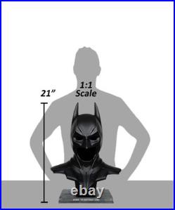 DC Direct The Dark Knight 2008 Batman 11 Scale Cowl Replica- Open Box