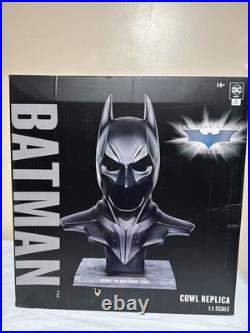 DC Direct The Dark Knight 2008 Batman 11 Scale Cowl Replica- Open Box