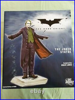 DC Direct The Dark Knight JOKER Heath Ledger Statue by Kolby Jukes