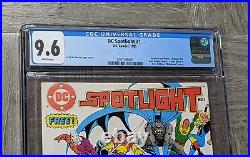 DC Spotlight #1 CGC 9.6 DC 1st App Batman The Dark Knight Returns & Watchmen