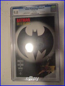 DC comics Batman The Dark Knight Returns 1 4 all CGC 9.8 #4 signed by Miller