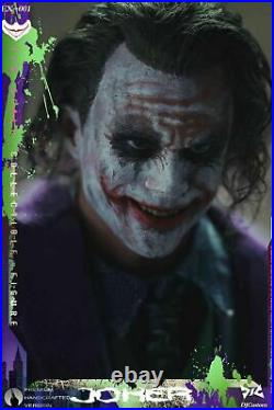 DJ-CUSTOM 16 EX001 Dark Knight Joker Heath Ledger 12'' Male Action Figure Toys