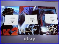 DK2 The Dark Knight Strikes Again #1 2 3 COMPLETE FRANK MILLER SIGNED CBLDF COA