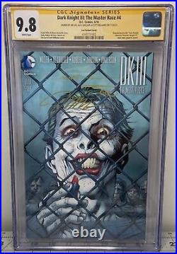 Dark Knight 3 The Master Race 4 Cgc Ss 9.8 3x Signed Lee, Sinclair & Williams