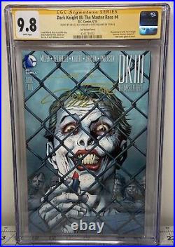 Dark Knight 3 The Master Race 4 Cgc Ss 9.8 3x Signed Lee, Sinclair & Williams