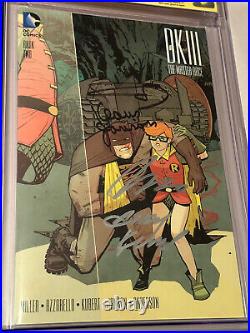 Dark Knight III #2 Chiang CGC 8.5 Signed Frank Miller, Azzarello, Janson, Kubert