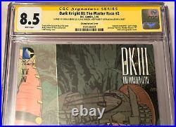 Dark Knight III #2 Chiang CGC 8.5 Signed Frank Miller, Azzarello, Janson, Kubert