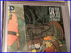 Dark Knight III #2 Chiang CGC 8.5 Signed Frank Miller, Azzarello, Janson, Kubert