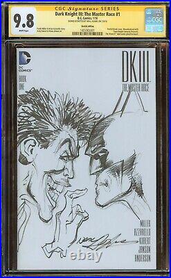 Dark Knight III Master Race #1 CGC 9.8 Neal Adams Batman & Joker Sketch