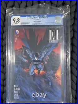 Dark Knight III The Master Race #1 Cgc 9.8 Midtown Exclusive Silvestri Variant