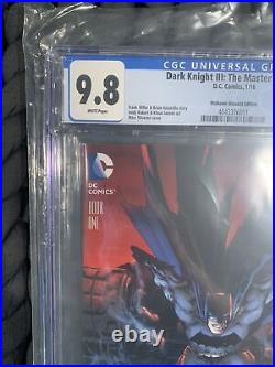 Dark Knight III The Master Race #1 Cgc 9.8 Midtown Exclusive Silvestri Variant