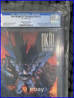 Dark Knight III The Master Race #1 Cgc 9.8 Midtown Exclusive Silvestri Variant