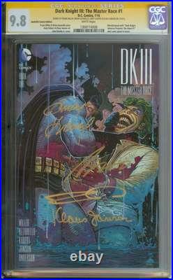 Dark Knight III The Master Race #1 Cgc 9.8 Ss Miller // Ssalefish