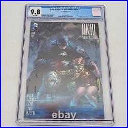 Dark Knight III The Master Race #1 White Pages D. C Comics Book One 2016 CGC 9.8