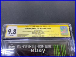 Dark Knight III The Master Race 5 CGC 9.8 4x Signed Frank Miller, Andy Kubert +