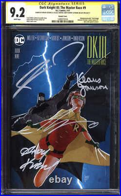 Dark Knight III The Master Race #6 Cgc 9.2 White Pages // Signed 4x DC 2017