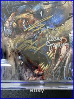 Dark Knight III The Master Race 7 CGC SS 9.8 4X SIGNED MILLER, KUBERT, JANSON +