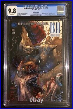 Dark Knight III The Master Race 7 Jim Lee 1 In 500 Variant Cgc 9.8 Rare Dk